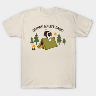 Canine Agility Camp | Border Collie Dog Agility T-Shirt